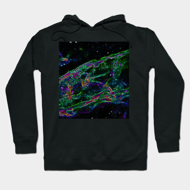 Black Panther Art - Glowing Edges 415 Hoodie by The Black Panther